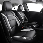 Чехол для автомобильного сиденья под заказ для Mazda 3 Axela 2014 2015 2016 2017 2018 из искусственной кожи водонепроницаемые искусственные чехлы