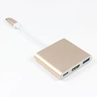 Кабель-переходник USB-CHDMI 3 в 1 для Samsung, Huawei, Apple, Mac, Usb 3,1, Type-CHDMI, 4K