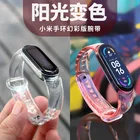 Ремешок силиконовый для Xiaomi Mi Band 5 4 3, сменный фитнес-браслет, камуфляжный