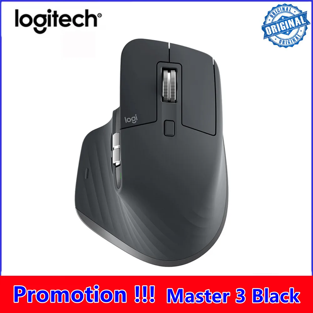 Акция! Мышь Logitech MX Master 3 Беспроводная игровая мышь Bluetooth с приемником 2 4 ГГц для