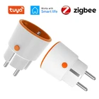 Смарт-розетка Zigbee 3,0, 16 А, с голосовым управлением и таймером