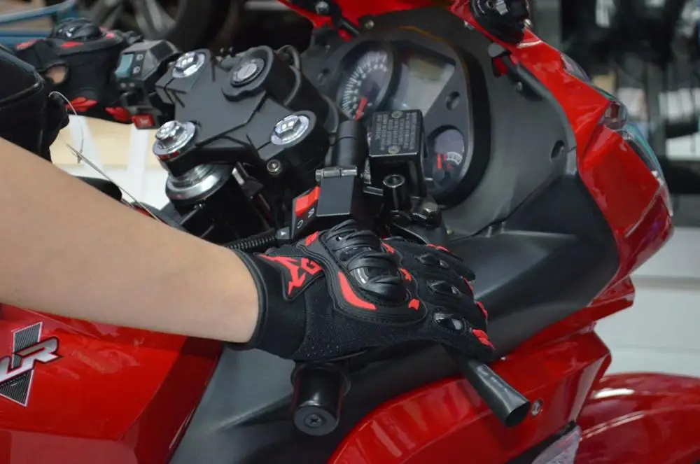 Перчатки мужские мотоциклетные с сенсорным экраном защитное снаряжение для