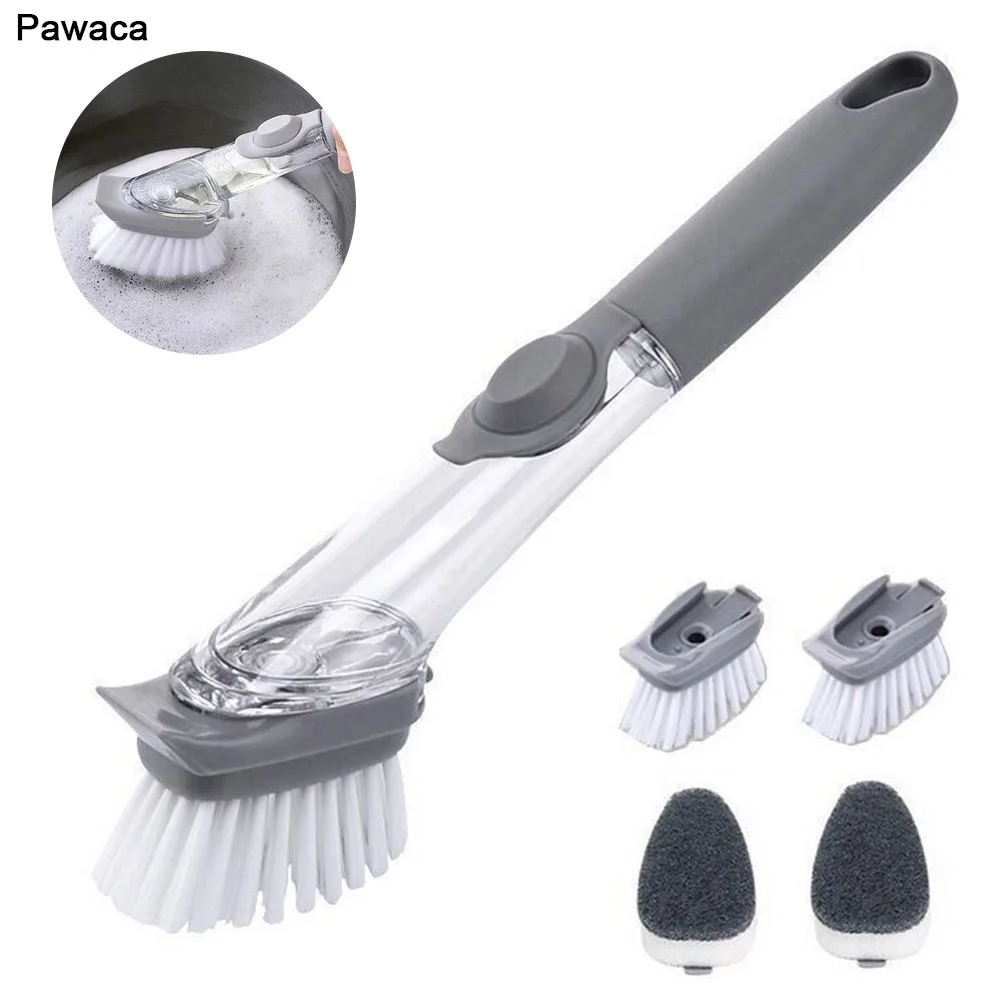 5 шт. кухонная Чистящая Щетка скраб миска для посуды губка мытья автоматический