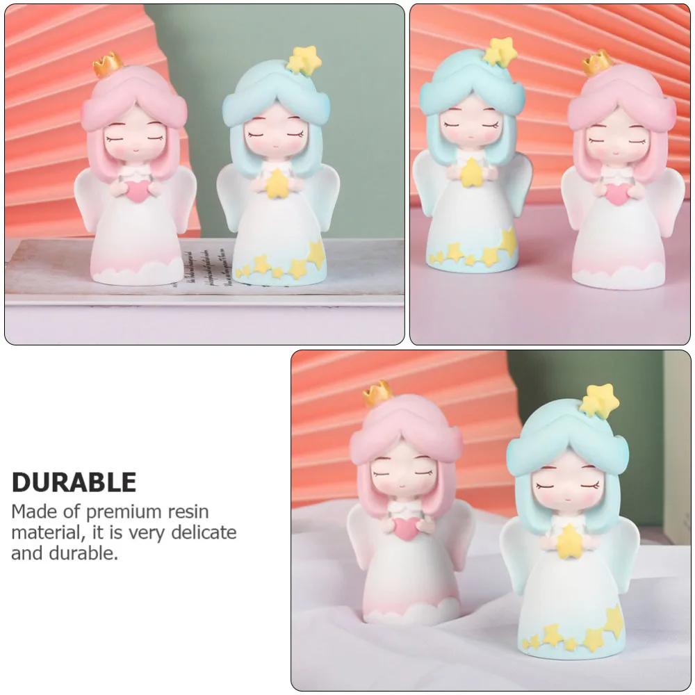 

1Pc Creative Resin Angel Craft Gift Romantic Girls Desktop Decorative Ornament