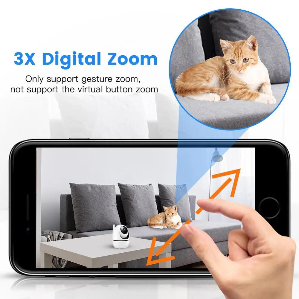 1080P облачная IP камера домашняя охранная наблюдения автоматическая отслеживающая