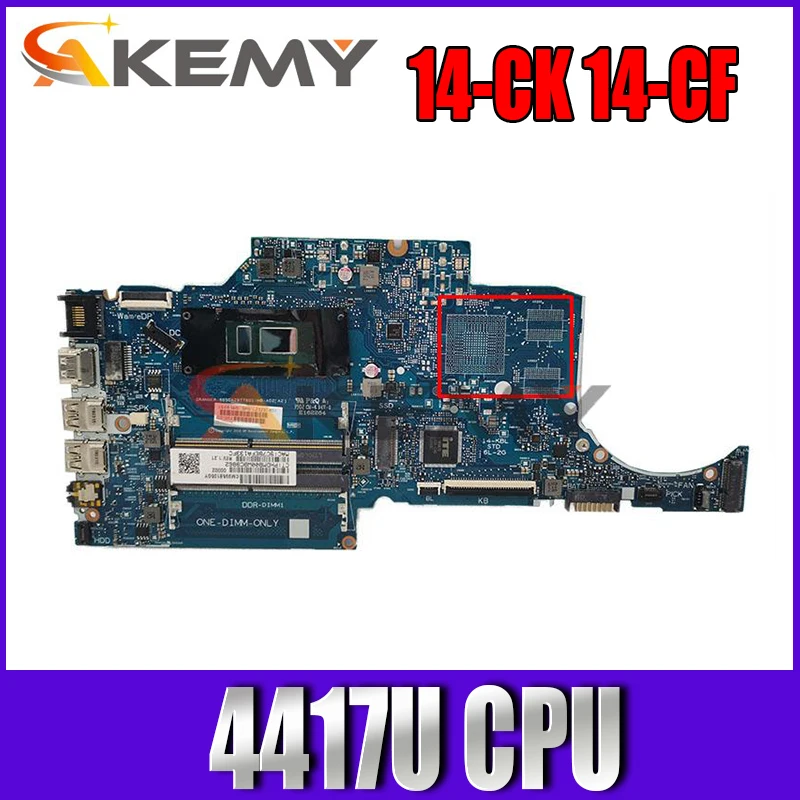 

Материнская плата для ноутбука HP Pavilion 14-CK 14-CF 240 G7 L51527-001 W/ Pentium 4417U CPU 6050A2977601-MB-A02 100% протестирована