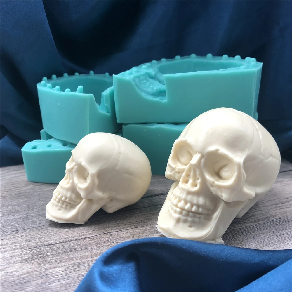 

Силиконовая смола, искусственная 3D штукатурка в виде черепа, силиконовая форма, гипсовая смола, инструмент для украшения стола