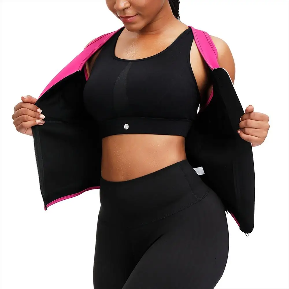 HEXIN размера плюс неопреновый корректирующий жилет для талии сауны фигуру