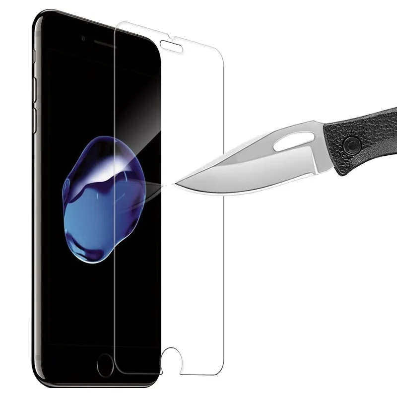 Защитное стекло 9H закаленное для iphone XR X 8 5 6 6s plus 7 XS MAX|tempered glass|9h tempered glassglass for |