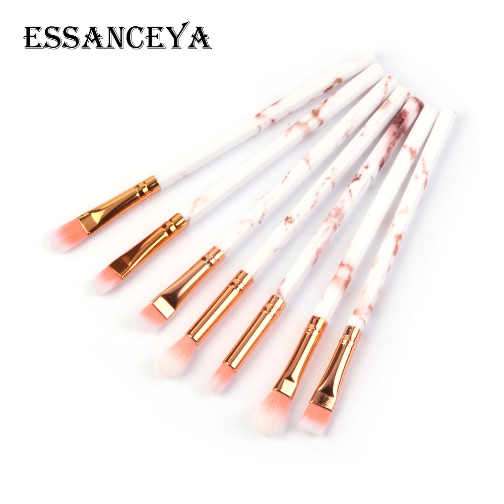 ESSANCEYA кистей для макияжа 7/10 шт. многофункциональный макияж, основа, тени для век набор кистей мини кисти с косметическим кисточки в сумке инструменты