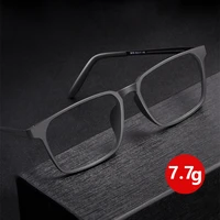 fashion square pure titanium ultralight comfortable men eyeglasses frame myopia reading optical prescription large frame glasses