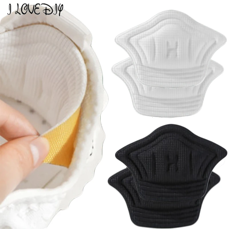 1Pair Heel Pads Sports Shoes Size Adjustable Anti-wear feet Inserts Insoles Pad Can be Cut Heel Protector Sticker Foot Care