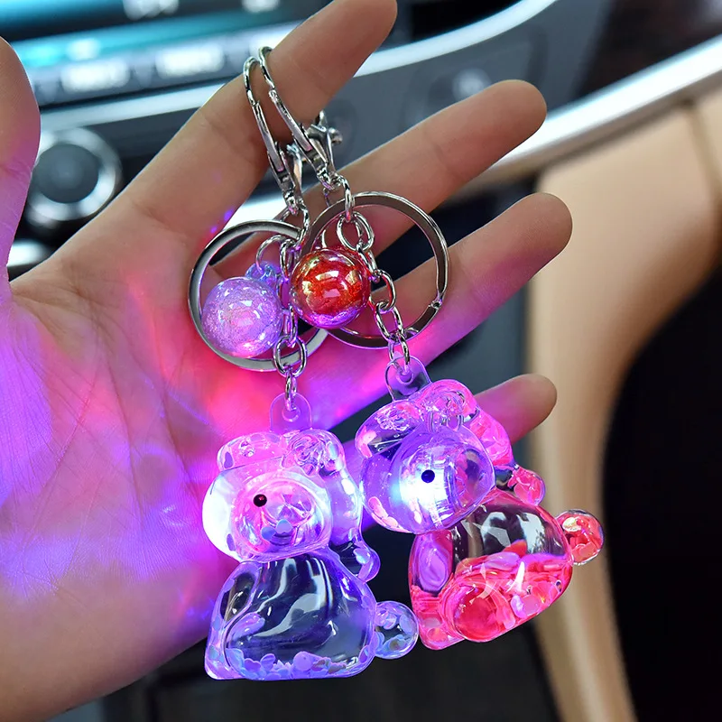 Брелок для ключей жидкий с блестками Единорог зыбучий песок брелок акриловый