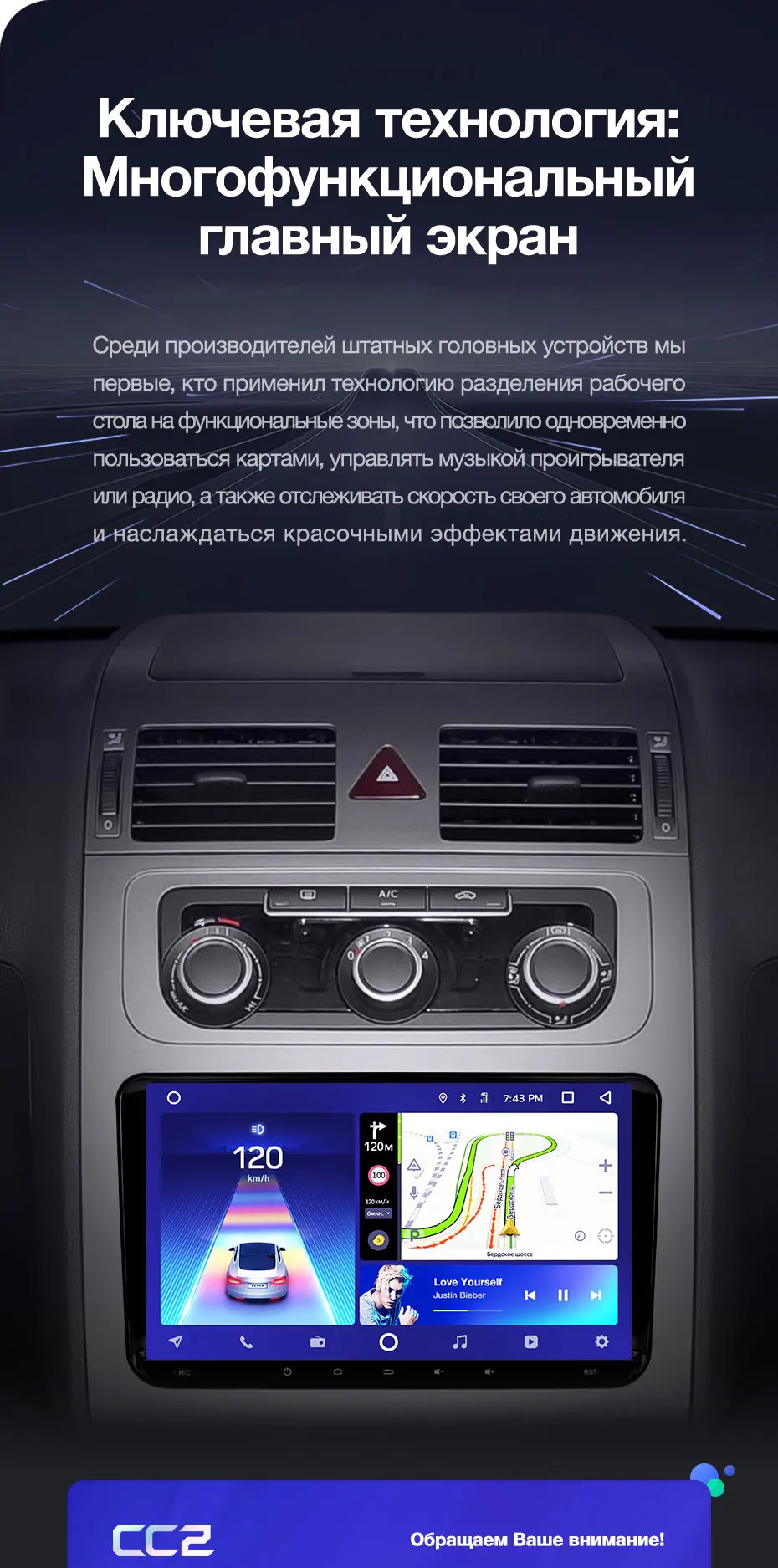 TEYES CC2 Штатное Головное устройство For Volkswagen Touran Mk5 2003- GPS Android aвтомагнитола магнитола автомагнитолы Андроид для Фольксваген Туран аксессуары штатная магнитола автомобильная мультимедиа