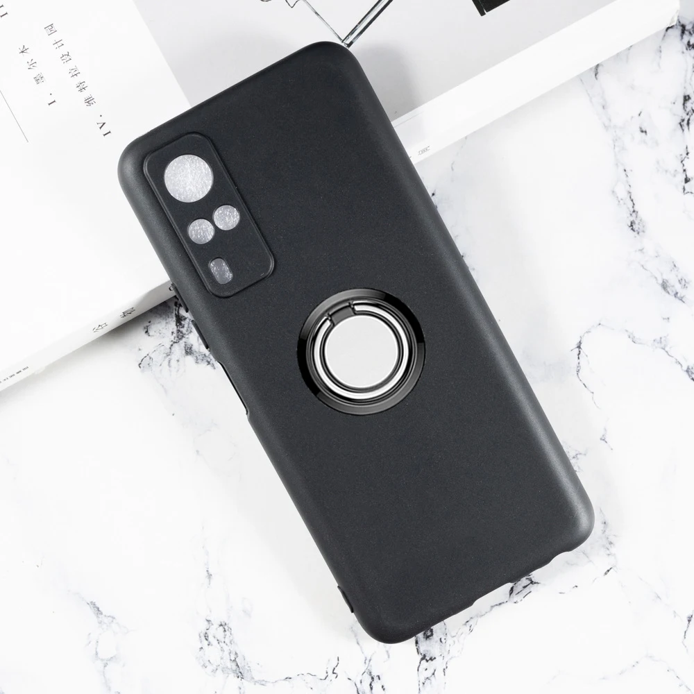 ДЛЯ Vivo Y31 Global Y51 Y51A V2036 V2036 _ 21 V2031 V2030 задний кольцевой держатель кронштейн для смартфона Мягкий силиконовый чехол из ТПУ