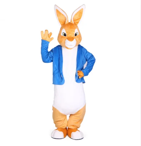 Rabbit Mascot Costume Suit Party Adult Cosplay Dress Outfit Clothing Newly |