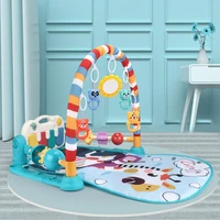 baby play mat musical play mat kick and play piano gym activity center newborn crawling mat pedal lights and sounds for infants