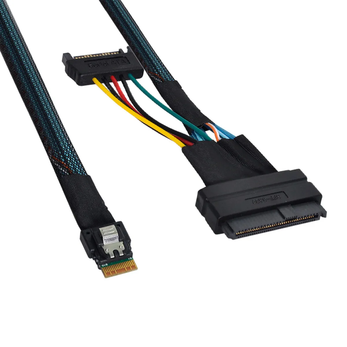 CY Chenyang U.2 U2 SFF-8639 to Slimline SFF-8654 4i NVME PCIe кабель SSD для материнской платы 750 p3600 p3700 M.2 |