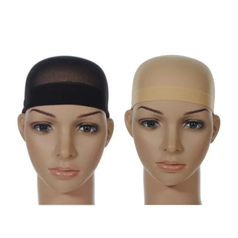 Сетка для волос парик Кепки волосы сетки Лайнер Hairnet Snood Glueless купол 2 шт.