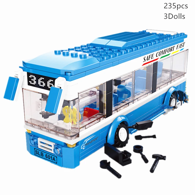 

City Bus Building Blocks Space Shuttle Briacks Ornaments Model Parent-child Play Toys For Adults And Children