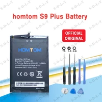 100 new original homtom s9 s9plus battery 4050 mah for homtom s9 s9 plus smart phonetracking tools