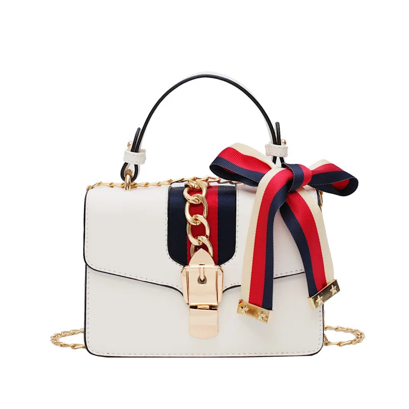 2021 nova moda temperamento bolsa feminina casual Простой selvagem corrente ombro pequeno quadrado saco|Сумки с ручками| |