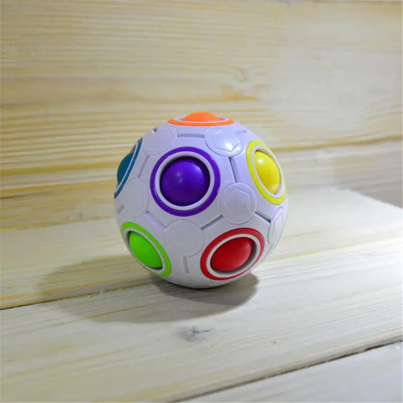 

Original Magic Plastic Ball Toy Fidget Rainbow Puzzle For Concentration Kids Gifts