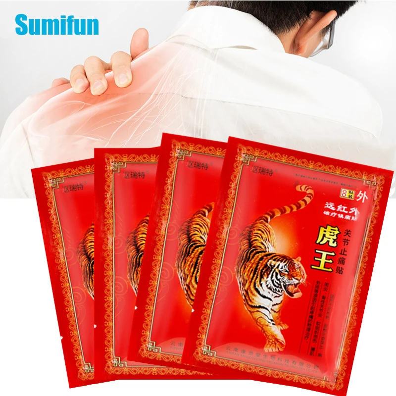 

Sumifun 8/24/40Pcs Red Tiger Balm Patches Chinese Herb Pain Relief Plaster Rheumatoid Arthritis Joint Sprain Backache Knee Pain