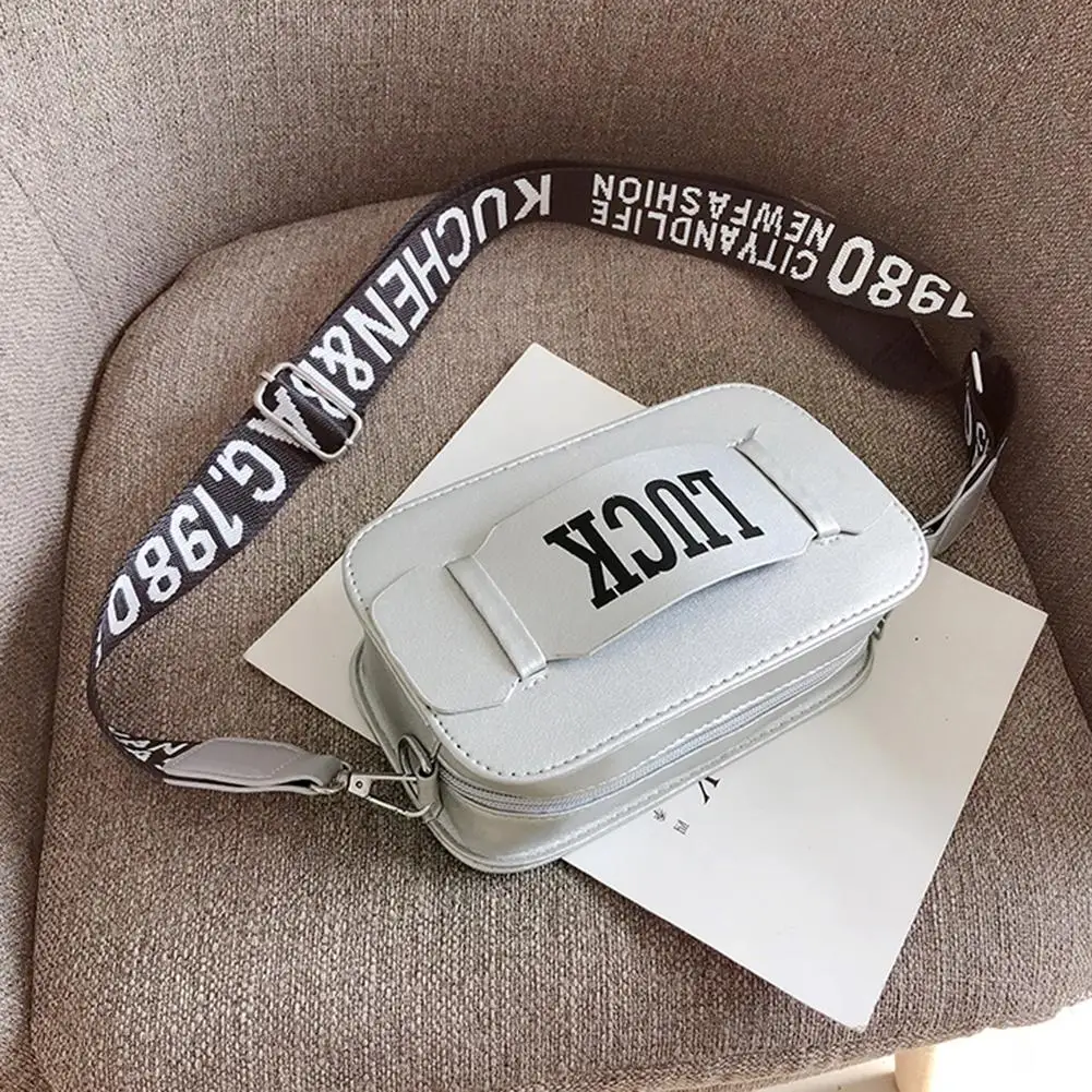 2020 модная женская сумка через плечо (маленькая квадратная с буквенным принтом