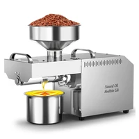 220v110v heat and cold home oil press machine pinenut cocoa soy bean olive oil press machine high oil extraction rate