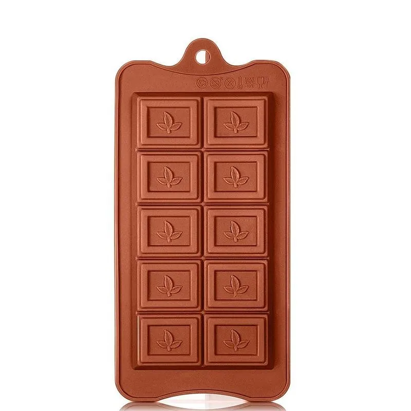 

1pc Creative Handmade Silicone Chocolate Baking Mold Kitchen Cakes Multi-pattern Decorating Bakeware Dessert Tools Biscuit F7D4