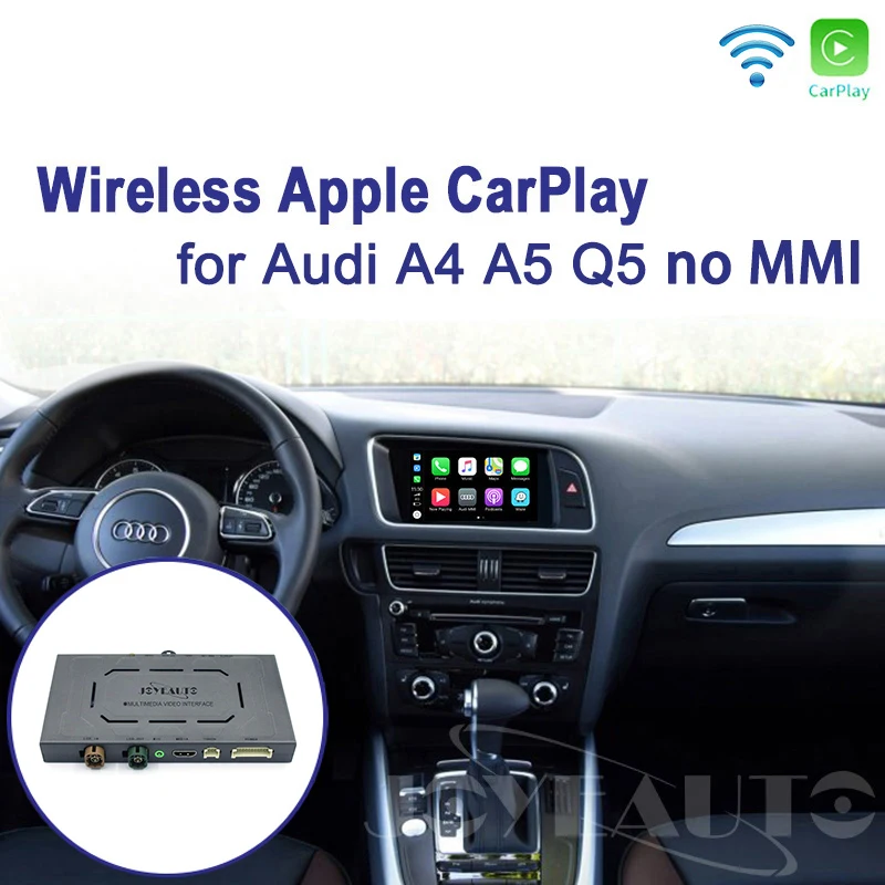Joyeauto WI-FI Беспроводной Apple Carplay для Audi A1 A3 A4 A5 A6 A7 A8 Q3 Q5 Q7 C6 MMI 3g RMC 2010- iOS Android зеркальное авто