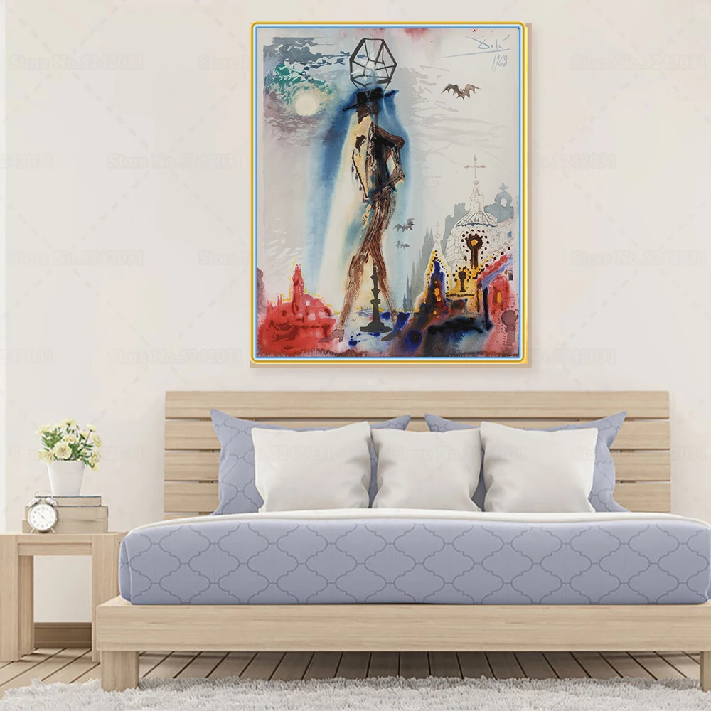 Картина маслом на холсте Дон Хосе Кармен Acte IV цитон Сальвадор Дали 1968 | Дом и сад