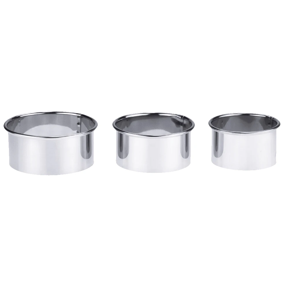 3 шт./компл. круглые пельмени из нержавеющей стали набор фрез инструменты для