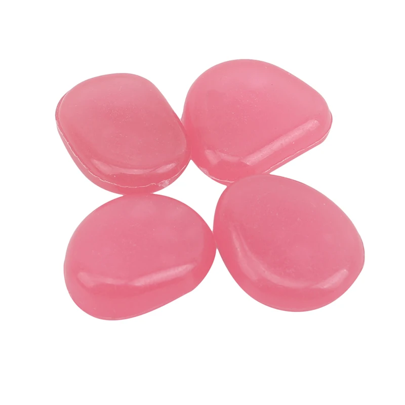 Многоцветный сад светится в темноте светящаяся галька для дорожек растения