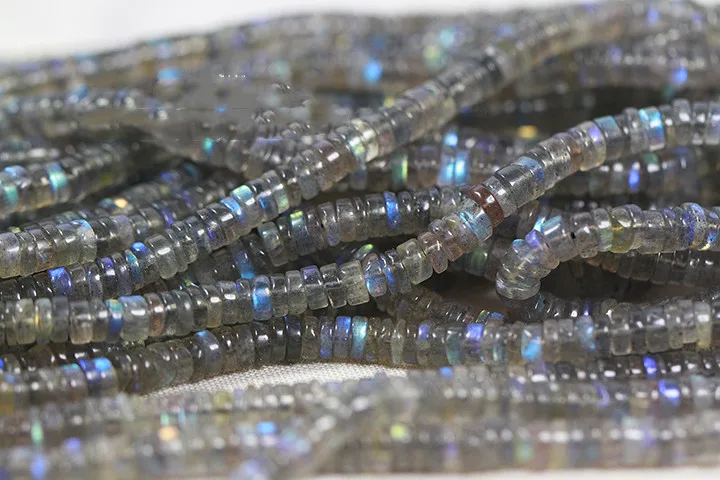 Гладкий лабрадорит 5 мм AAA для изготовления ювелирных изделий своими руками