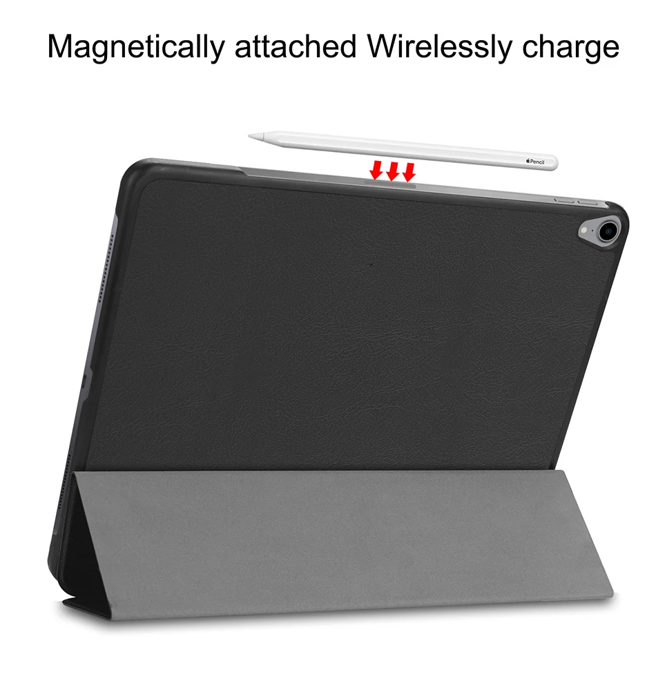 MTT из искусственной кожи чехол для iPad Pro 12,9 дюйма выпуск A1895 A003 Магнитный трехслойный флип смарт-чехол милый кот и собака чехол для планшета