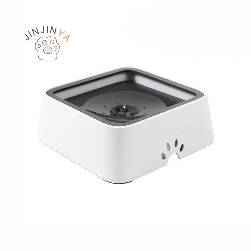 

Plastic Dog Bowl Dog Drinking Water Bowl 2L Floating Non-Wetting Mouth Cat Bowl Without Spill Drinking Water Dispenser ABS