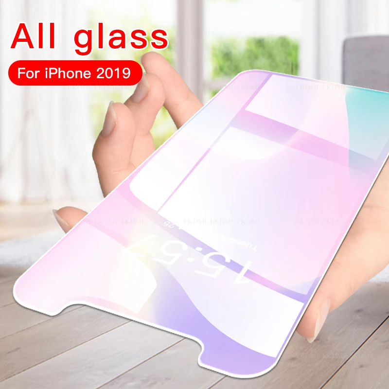 Комплект из 2 предметов с уровнем твердости 9H закаленное Стекло для iPhone 11 11pro 4 4S 5 5S