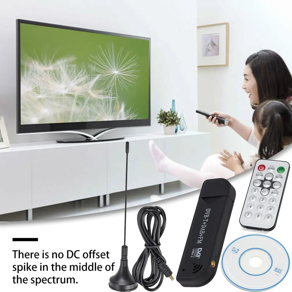 

Sdr+Dab+Fm Tv Dvb-T Stick RTL2832U+FC0012 Tv Card Receiver Usb 2.0 Digital Tv Tuner Usb Dongle Stick