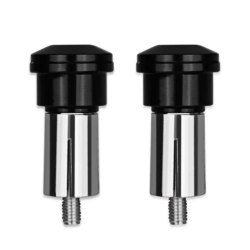 

22mm Motorcycle Universal Rear Black Aluminum Bar Handle End Side Rear View Mirrors