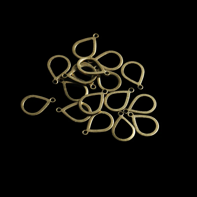

8*11.8mm brass fashion hollow O-shaped single drop drop-shaped earrings pendant suitable for DIY earrings jewelry accessories