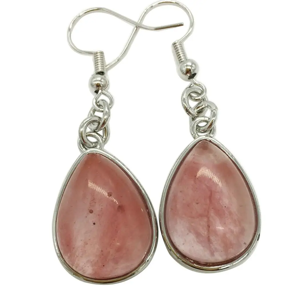 Бесплатная доставка красивые серьги подвески с лазуритом унакитом вишневым