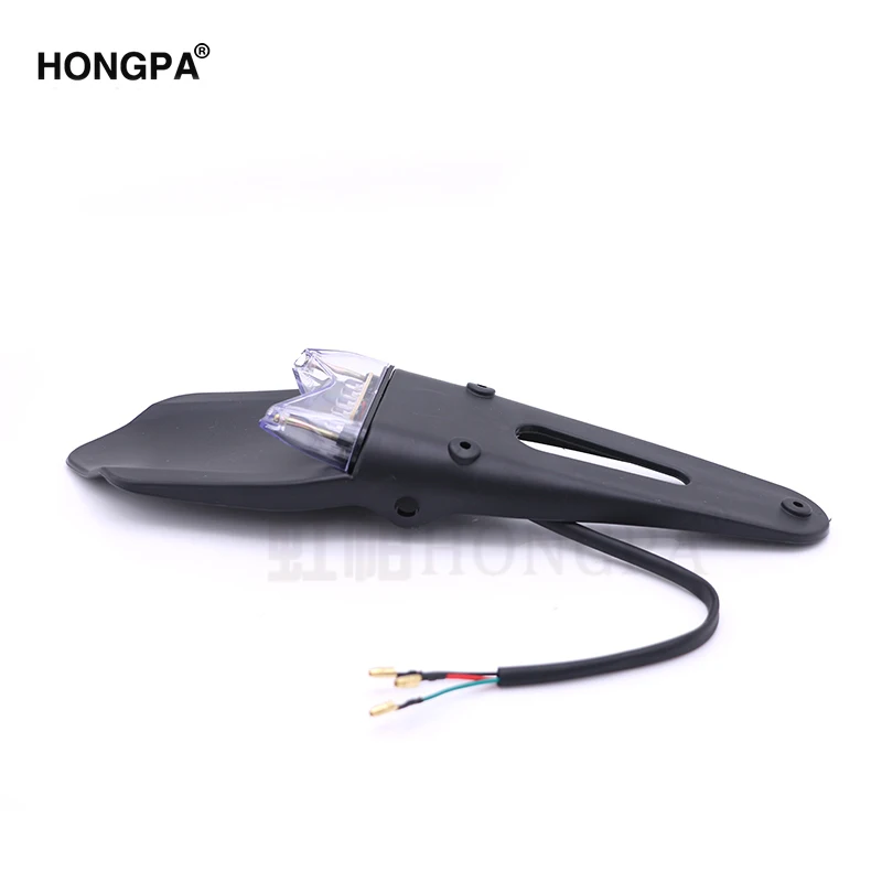 Держатель кронштейна номерного знака заднего крыла мотоцикла с 12V Светодиодный