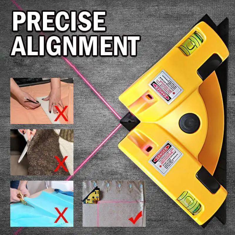 

Hot Selling Right Angle 90 Degree Square Laser Level High Quality Level Tool Laser Measurement Tool Level Measure Tool