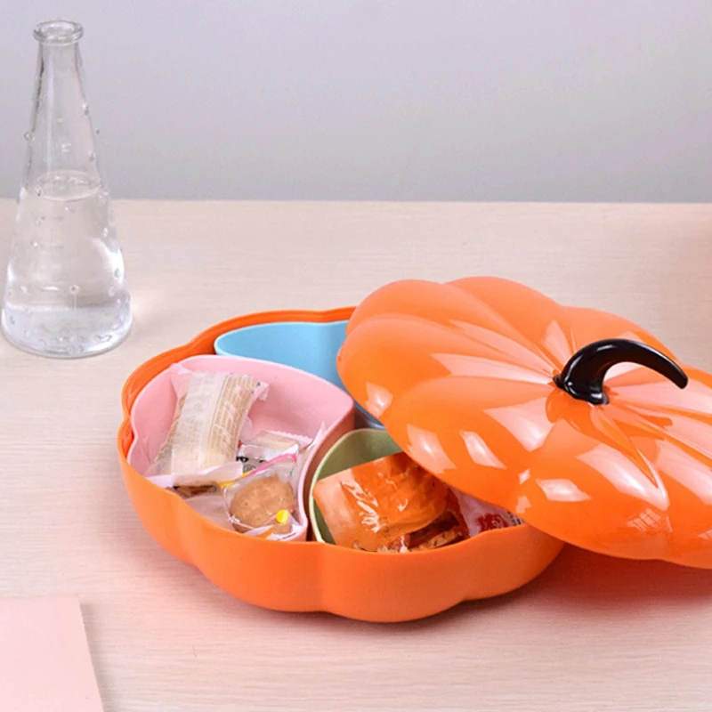 

Sweet Pumpkin Candy Box Wedding Candy Box Nut Fruit Snack Dish Home Storage Decoration