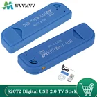 Портативный цифровой ТВ-приемник WVVMVV, мини-приемник с USB 2,0, программное обеспечение, радио DVB-T R820T2 SDR, цифровой ТВ-приемник, аксессуары для телевизора