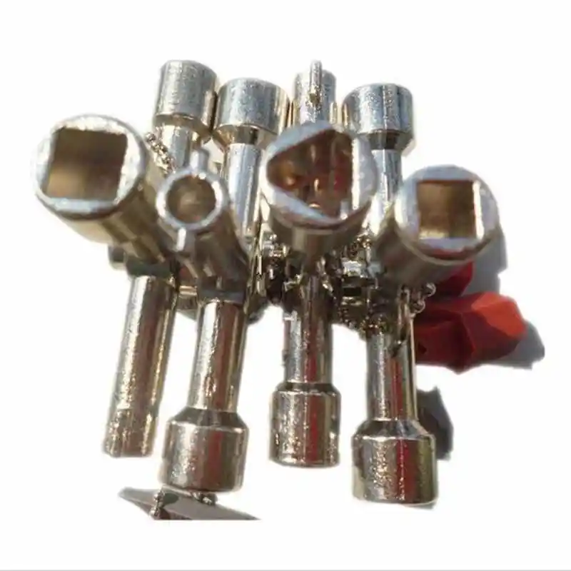 Multifunction 4 In 1 Universal Cross Key Square Wrench Keys Screwdriver For Repair Gas Electric Meter Cabinets Hand Tool | Инструменты
