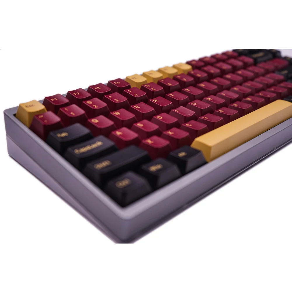 G MKY красный самурайский 160 ключей Вишневый профиль Keycap двойной выстрел толстые PBT