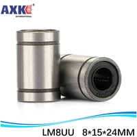 8 mm caliber standard linear bearings lm8 lm8uu lb8uu 81524 mm linear ball bearing bush bushing